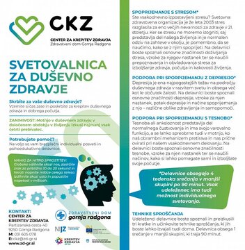 Brezplačni programi za krepitev zdravja in delavnice Centra za krepitev zdravja Zdravstvenega doma Gornja Radgona 3